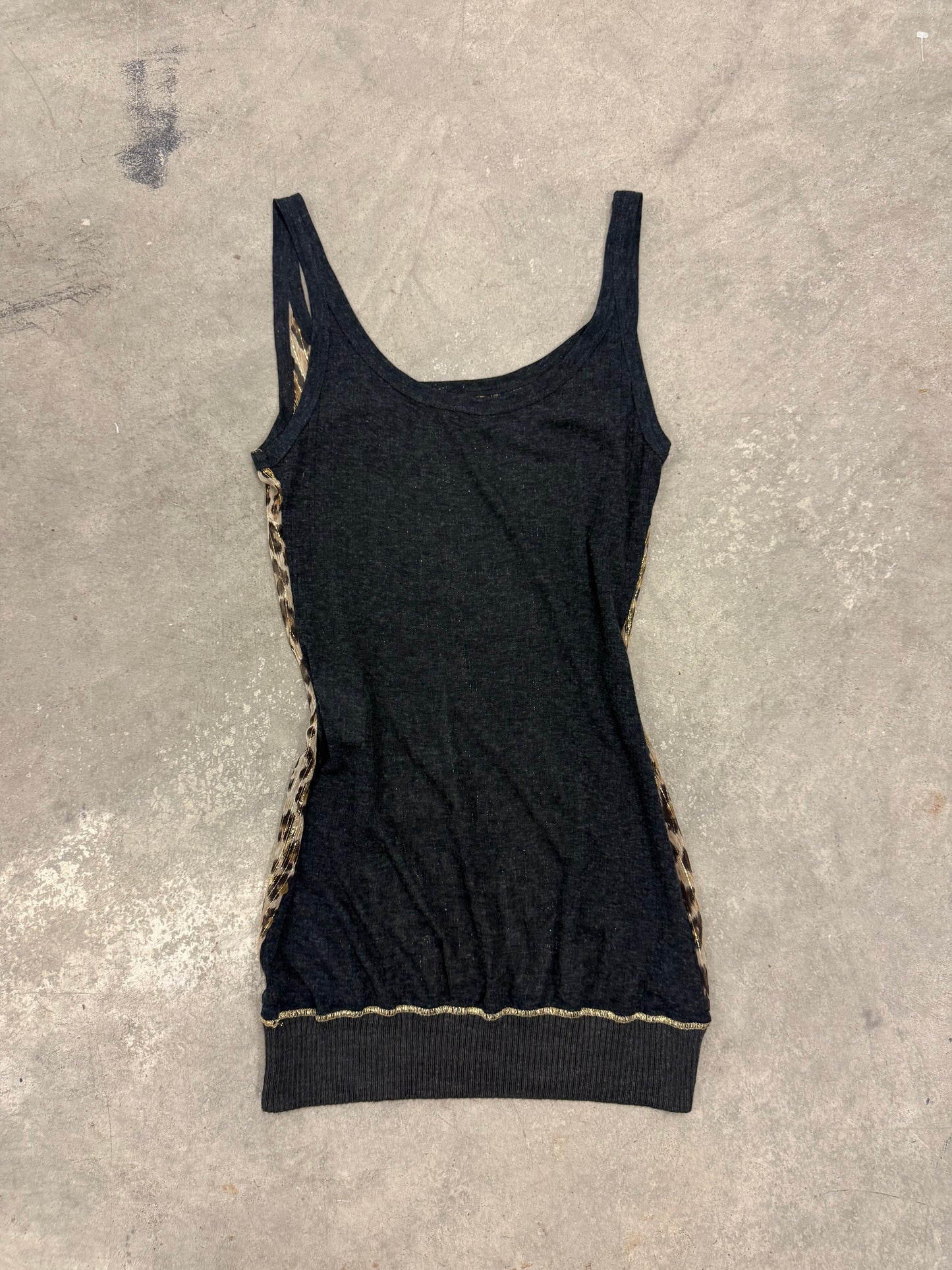 D&G Sheer Cheetah Tank Dress