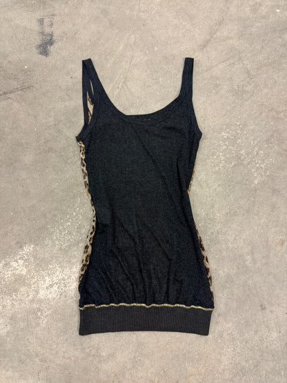 D&G Sheer Cheetah Tank Dress